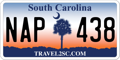 SC license plate NAP438