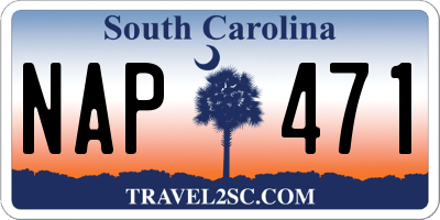 SC license plate NAP471
