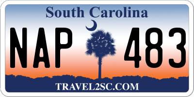 SC license plate NAP483