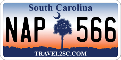 SC license plate NAP566