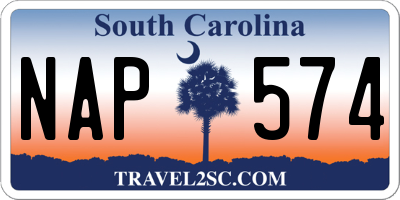SC license plate NAP574