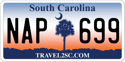 SC license plate NAP699