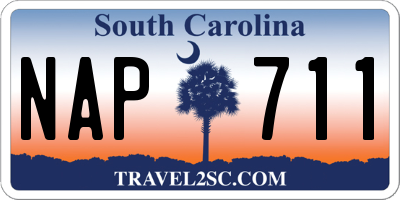 SC license plate NAP711