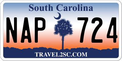 SC license plate NAP724