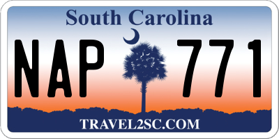 SC license plate NAP771