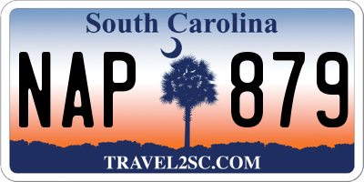 SC license plate NAP879