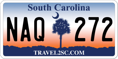 SC license plate NAQ272