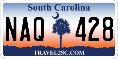 SC license plate NAQ428