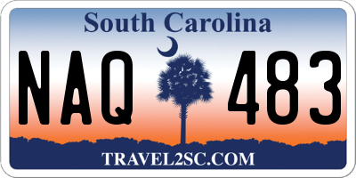 SC license plate NAQ483
