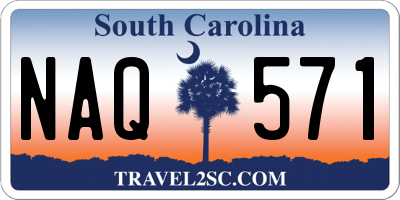 SC license plate NAQ571