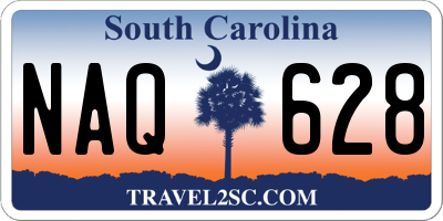 SC license plate NAQ628