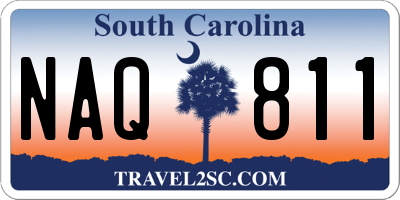 SC license plate NAQ811