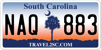 SC license plate NAQ883
