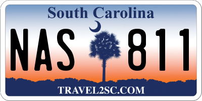 SC license plate NAS811
