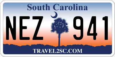 SC license plate NEZ941