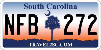 SC license plate NFB272