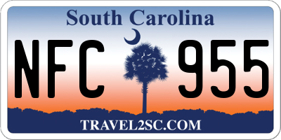 SC license plate NFC955