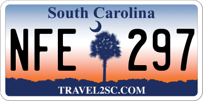 SC license plate NFE297