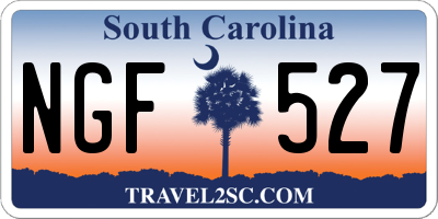 SC license plate NGF527