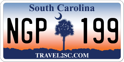 SC license plate NGP199