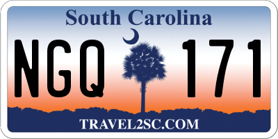 SC license plate NGQ171