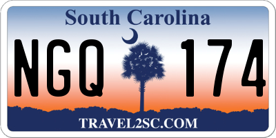 SC license plate NGQ174