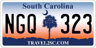 SC license plate NGQ323