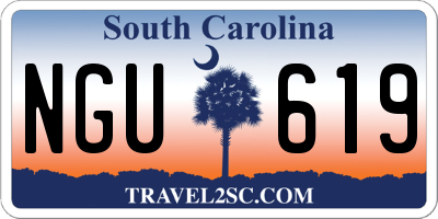 SC license plate NGU619