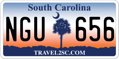 SC license plate NGU656