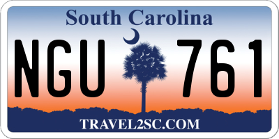 SC license plate NGU761
