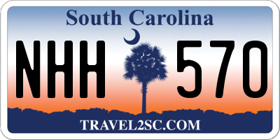 SC license plate NHH570