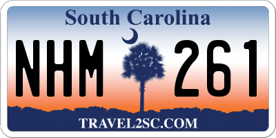 SC license plate NHM261