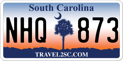 SC license plate NHQ873