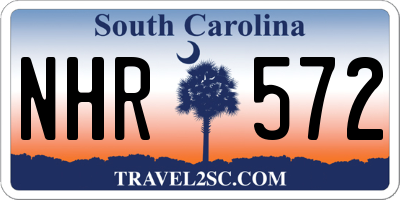 SC license plate NHR572