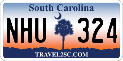 SC license plate NHU324