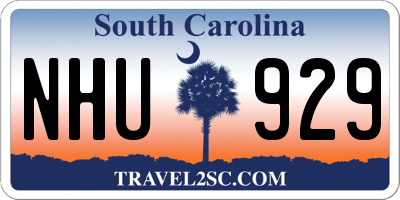 SC license plate NHU929