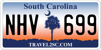 SC license plate NHV699
