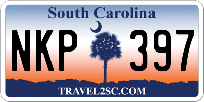 SC license plate NKP397
