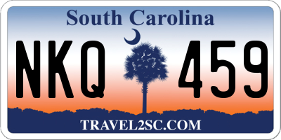 SC license plate NKQ459