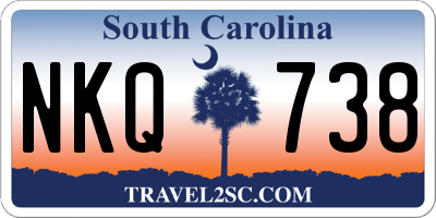 SC license plate NKQ738