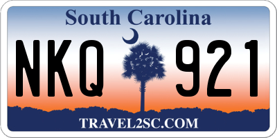SC license plate NKQ921