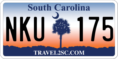 SC license plate NKU175