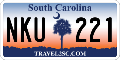 SC license plate NKU221