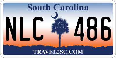SC license plate NLC486