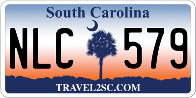 SC license plate NLC579