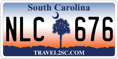 SC license plate NLC676