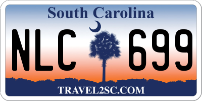 SC license plate NLC699
