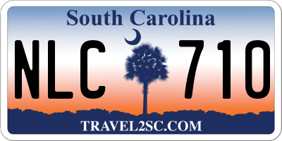 SC license plate NLC710