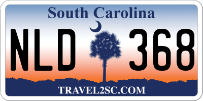 SC license plate NLD368