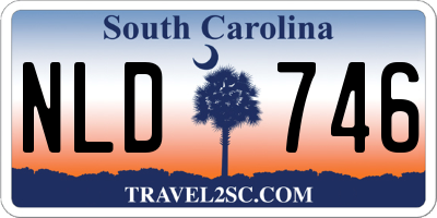 SC license plate NLD746